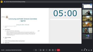 January 20, 2025 - Community and Public Services Committee