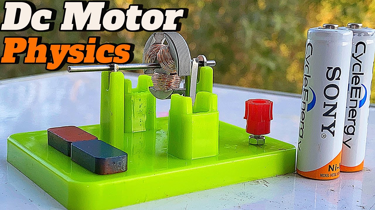 How Does Dc Motor Work Science Project Youtube