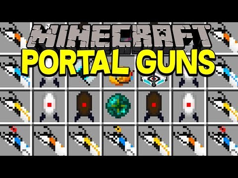 Minecraft PORTAL GUN MOD! | MAKE PORTALS, TELEPORT ANYWHERE, & MORE! | Modded Mini-Game Minecraft PORTAL GUN MOD! | MAKE PORTALS, TELEPORT ANYWHERE, & MORE! | Modded Mini-Game