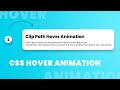 Awesome Clip-Path Hover Effects CSS only | CSS Hover Effects
