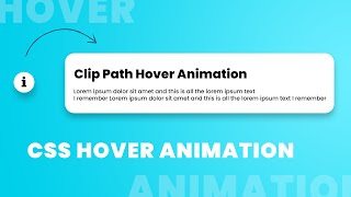 Awesome Clip-Path Hover Effects CSS only | CSS Hover Effects