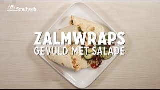 #041 Zalmwraps gevuld met salade