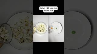 Calories Comparison! What 100 Calories  Looks Like. #calories #weightloss #caloriedeficit #diet