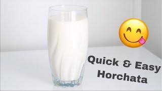 Quick & Easy Horchata