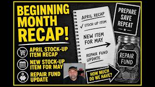 April Stock-Up Item Recap May’s New Prep Item & Repair Fund Update Spark Order From Hell Story