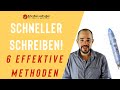 Schneller schreiben – 6 effektive Methoden!