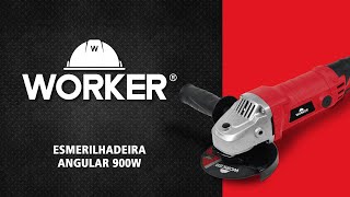 ESMERILHADEIRA ANGULAR 900W | WORKER