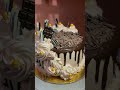 black forest with lots of chocolates 🍫❤️ shortvideo cakedecorating trendingvideo youtubeshorts