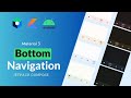 Bottom Navigation Bar in Jetpack Compose || Material 3 design android