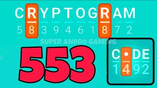 CRYPTOGRAM 553