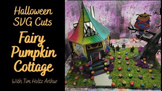 Halloween SVG Fairy Pumpkin Cottage