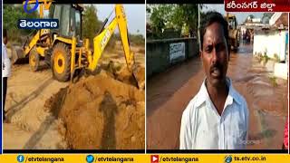 Again Canal Break at Mannepalli | Local People Facing Problems | in Adilabad Dist