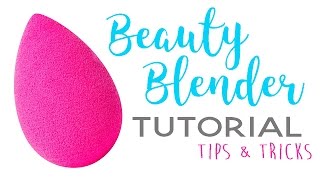 How to Use a Beauty Blender | Tips \u0026 Tricks | Angela Lanter