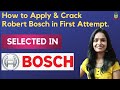 Robert Bosch : How Can we get a Job ? | How to apply and crack in first attempt