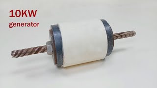 Get 240 Volt Electricity From Magnetic Gear With Copper Coil 10KW Free energy Generator