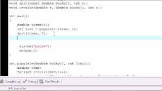 C++ Tutorial - 28 - Changing Array Values with Functions