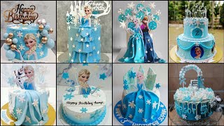 Frozen Elsa Birthday Cake Design Ideas 2023/Elsa Cake Design/Girls Cake/Disney Princess Cake#frozen