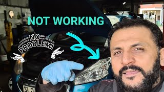 how to replace POSITION | DAYTIME running lamp on Peugeot 208 2012 4K