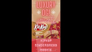 Kit Kat Gingerbread Cookie - Welcome holidays 2021 from Hersheys #shorts #kitkat #hersheys #snacks