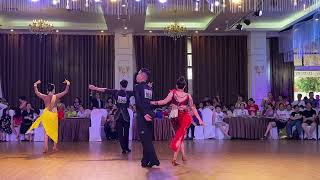 Giải khiêu vũ thể thao tỉnh Lạng Sơn lần thứ nhất 2023-phần thi solo của CLB Trí Mạnh dancesport.