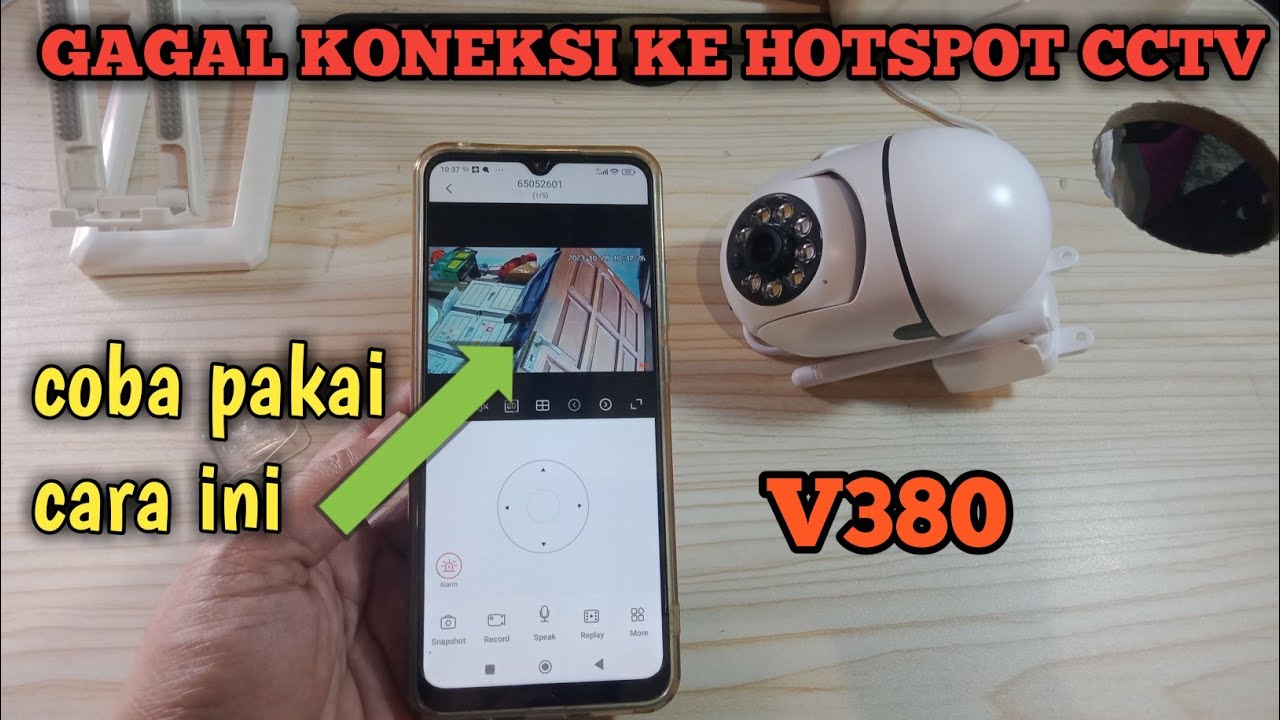 Mengatasi Gagal Koneksi Ke Hotspot Cctv V380 || Setting Cctv V380 Tanpa ...