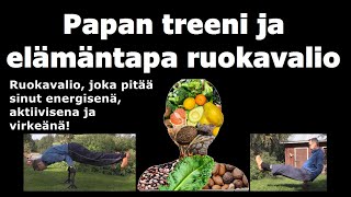 Papan treeni ja elämäntapa ruokavalio