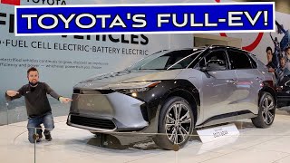 Does the 2023 Toyota bZ4X BEAT the Competition?? // First Look CAS 2022