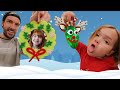 CHRiSTMAS TREE CRAFTS 🎄  Kids DIY Decorations for the Holidays! decorating our new family xmas tree