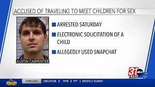 Alabama man accused of using Snapchat to solicit juveniles in Morgan County