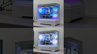 預算49K組電腦，intel i7-14700F \u0026 RTX4060TI \u0026 DarkFlash MOTI 鏡之島 WHITE