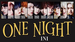 INI［ONE NIGHT］日本語字幕