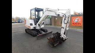 BOBCAT X231 EXCAVATOR WALKROUND