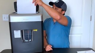 Bonsaii 110-Sheet Autofeed Heavy Duty Shredder | Demo And Review