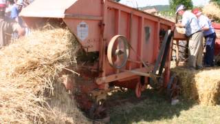 MOISSON ET BATTAGE A L'ANCIENNE - LOZERE - harvest and traditional threshing