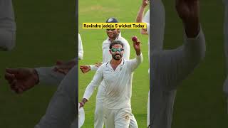 ravindra jadeja 5 wicket Today #ravindrajadeja #cricket #shorts