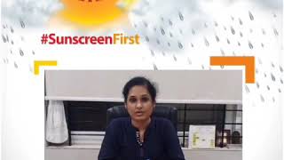 Dr. Mamatha Kusugur : Wear Sunscreen even in Rainy Season