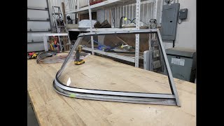 New Curved boat windshield replacement and install