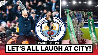 City OUT - United FAVOURITES For Carabao Cup! | Paddock Live