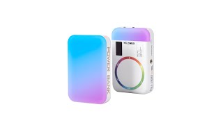 Yelangu MAG5 RGB Double-sided fill light with wireless charging magnetic attachment