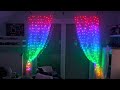 twinkly curtain 420 lights