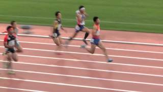 2013東京国体　少年男子A　100m決勝　桐生祥秀　10秒22