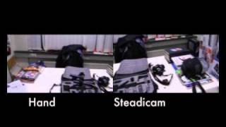 Test U-Flycam steadicam vs hand