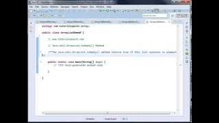 Java.util.ArrayList.indexOf Method - Java.util.ArrayList.isEmpty Method