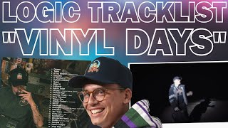 Official Tracklist For Logic's New Album "Vinyl Days" Released - Features, Snippets & More