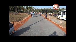 Guirim Road: Gram Sabha opposes, Panchayat inaugurates