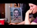 Artists' Brother Oil Portrait Painting Time lapse