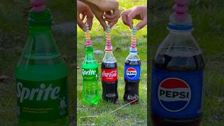 Coca-Cola vs. Pepsi, Sprite with Mentos: The Finale! 😱🔥 #experiment #cokevsmentos