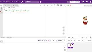 array in python| Python Editor | PictoBlox