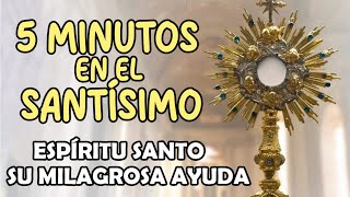 ORACIÓN PARA PEDIR AL ESPÍRITU SANTO SU MILAGROSA AYUDA Y SUS SIETE DONES, 5 minutos en el Santísimo