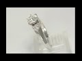 1.33ct diamond engagement ring 14k white gold 1.08c ex cut ctr round brill 7 1 4 25674